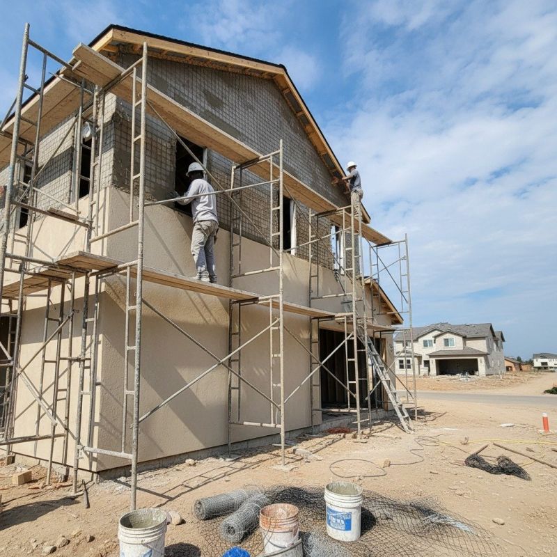 Home Stucco Installation detail