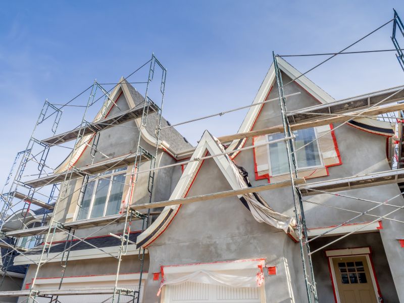 Home Stucco Installation detail